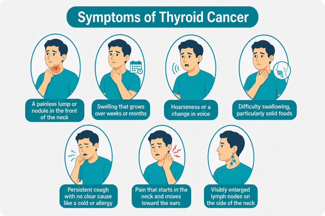 thyroid cancer symptoms. best doctor for thyroid cancer treatment